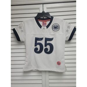 Penn State Nittany Lions Football Jersey #55 White Stitched Youth SZ M Eden Y2K